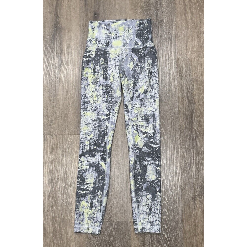 Lululemon Leggings Womens 2 Wunder Train High Rise Tight 25 Cinder Grain HR Gym